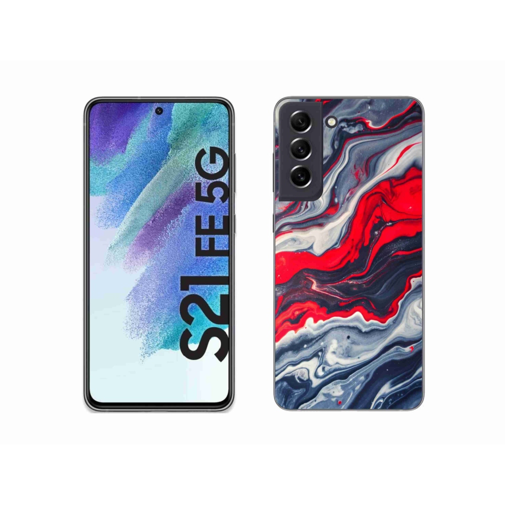 Gél borítás mmCase Samsung Galaxy S21 FE készülékhez - absztrakt motívum 59