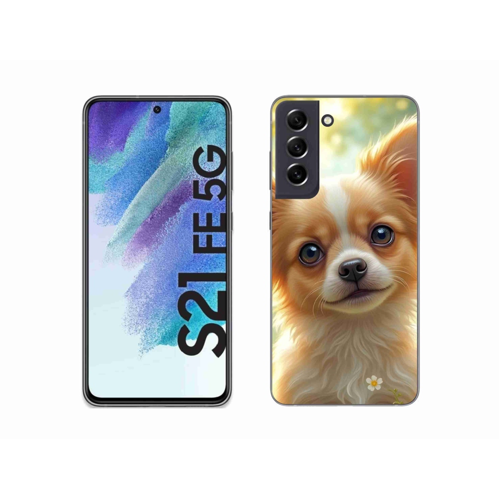Gél borítás mmCase Samsung Galaxy S21 FE - chihuahua 5