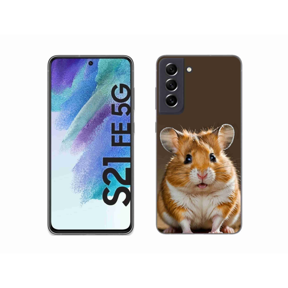 Zselés borítás mmCase Samsung Galaxy S21 FE készülékhez - hörcsög