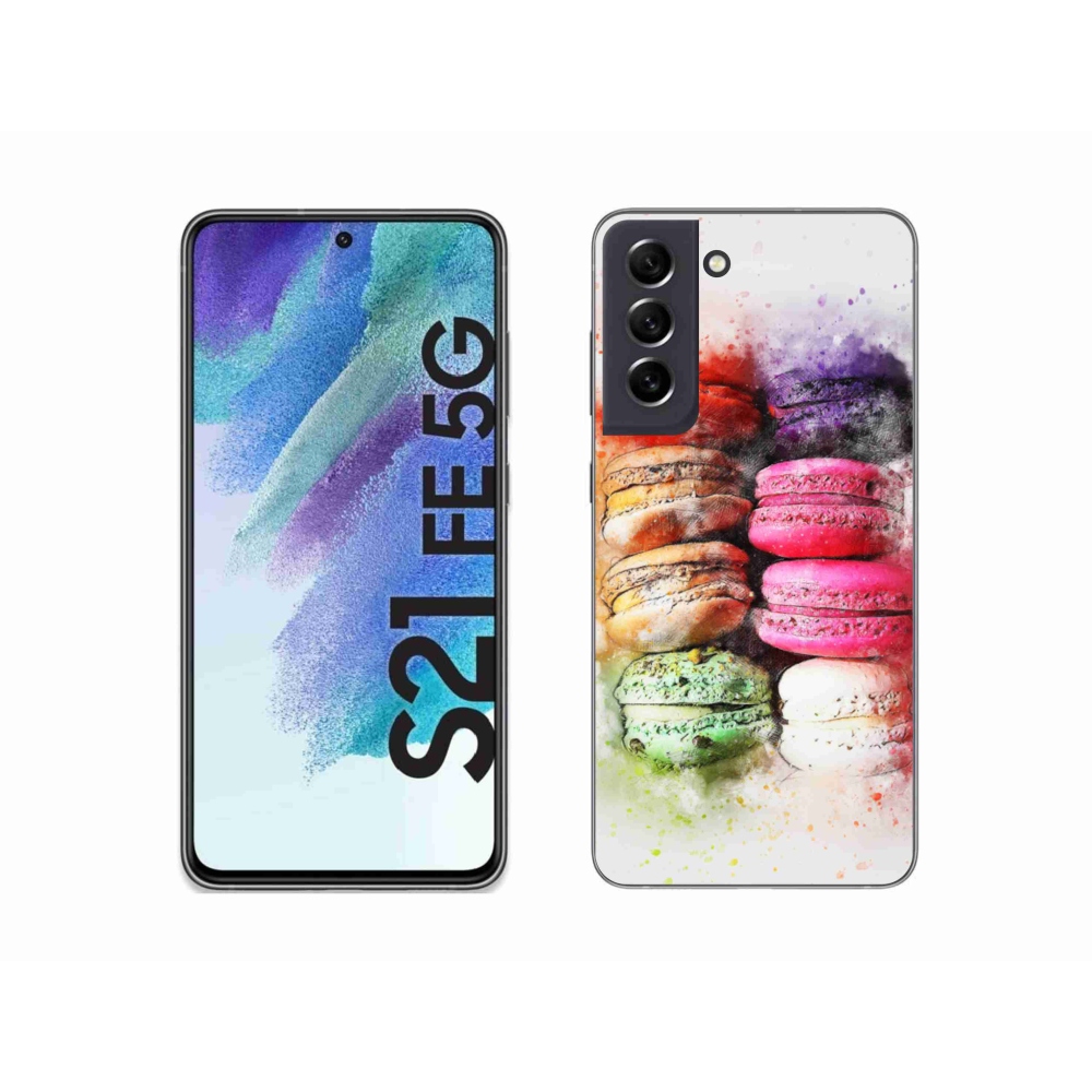 Zselés borítás mmCase Samsung Galaxy S21 FE - makaróni