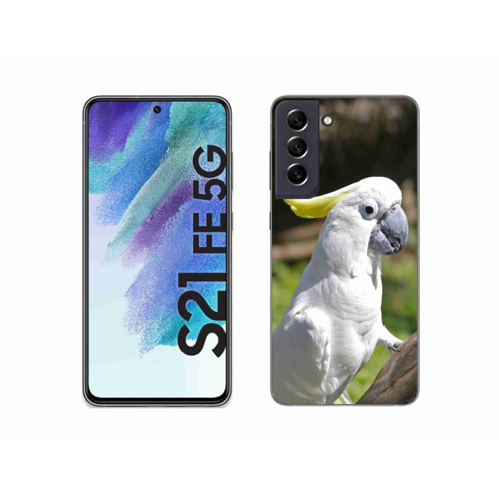 Zselés borítás mmCase Samsung Galaxy S21 FE - papagáj kakadu 2
