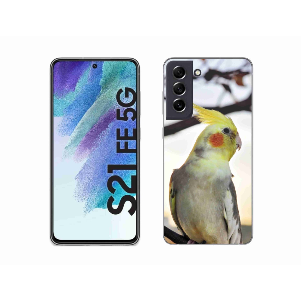 Zselés borítás mmCase Samsung Galaxy S21 FE - papagáj korela