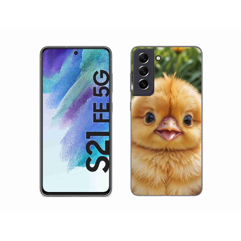 Gél borítás mmCase Samsung Galaxy S21 FE - boldog csaj