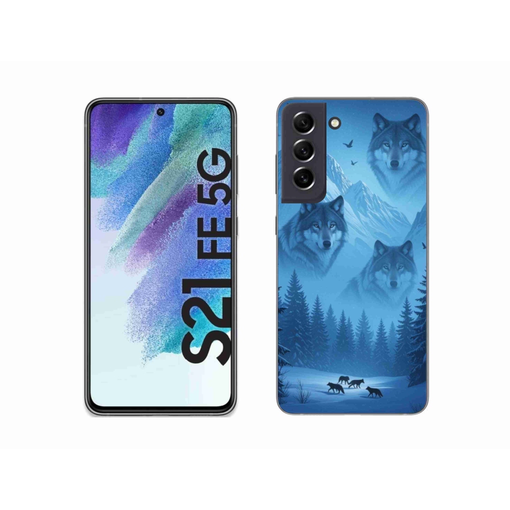 Gél védőhuzat mmCase Samsung Galaxy S21 FE - farkas csomag
