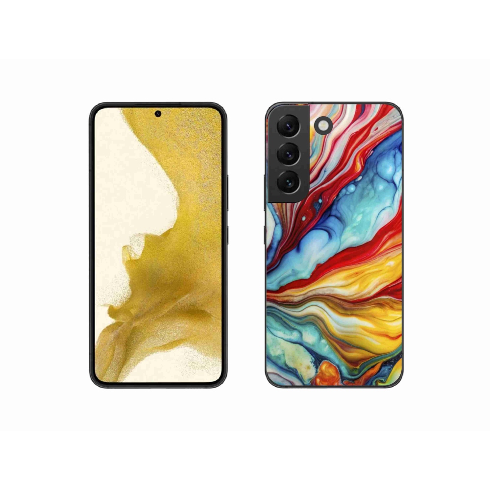 Gél borítás mmCase Samsung Galaxy S22 5G - absztrakt motívum 58