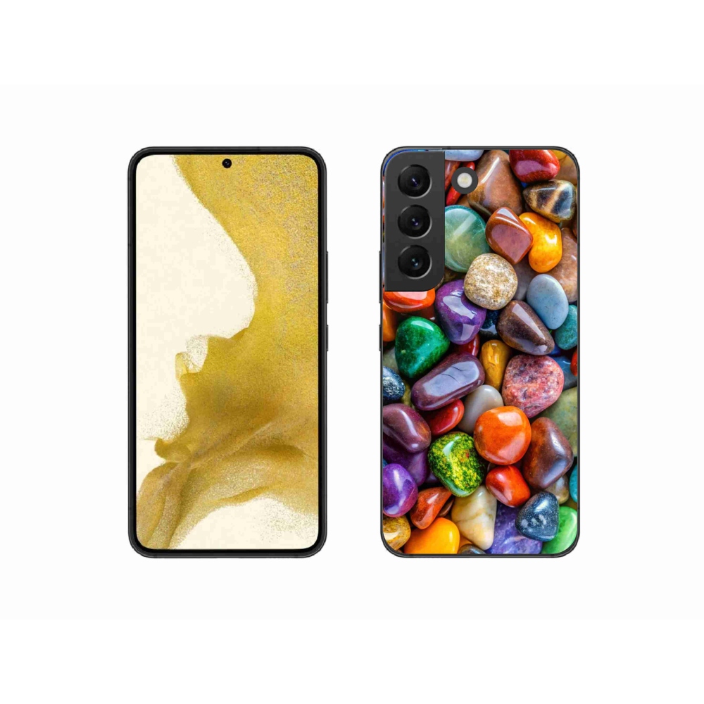 Gél borítás mmCase Samsung Galaxy S22 5G - színes strasszkövek