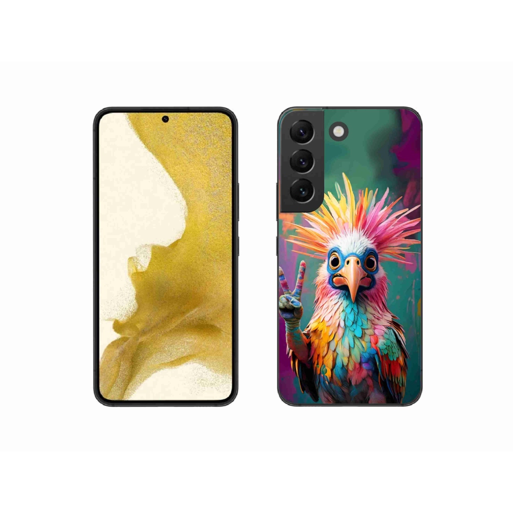 Zselés borítás mmCase Samsung Galaxy S22 5G - színes lázadó