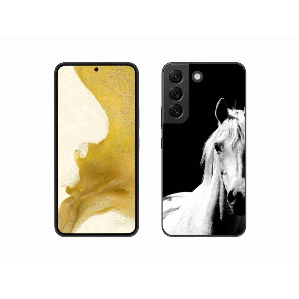 Gél védőhuzat mmCase Samsung Galaxy S22 5G - fehér ló 5