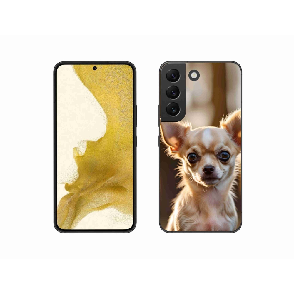 Gél borítás mmCase Samsung Galaxy S22 5G - chihuahua 6