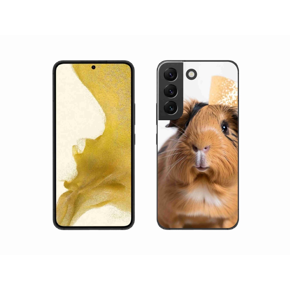 Zselés borítás mmCase Samsung Galaxy S22 5G - barna tengerimalachoz