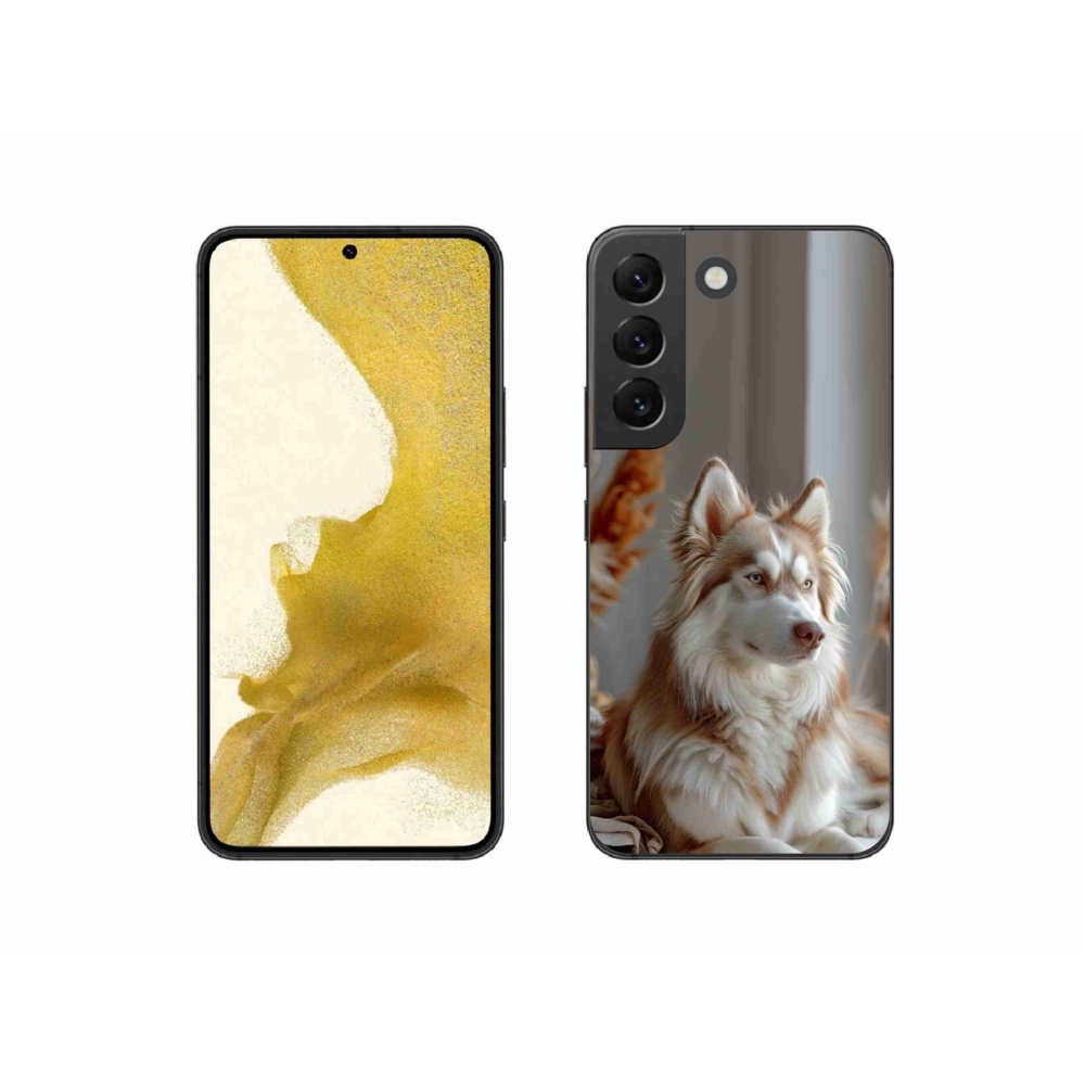 Gél borítás mmCase Samsung Galaxy S22 5G - csendes szibériai husky