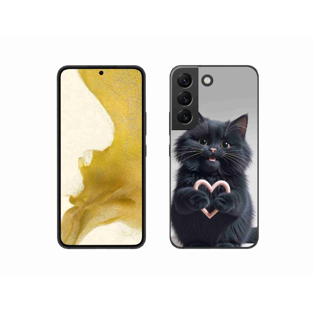 Gél borítás mmCase Samsung Galaxy S22 5G - macskaszerelem 3