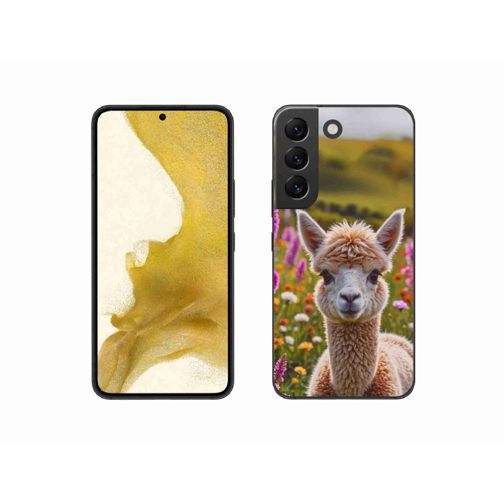 Zselés borítás mmCase Samsung Galaxy S22 5G - láma a réten