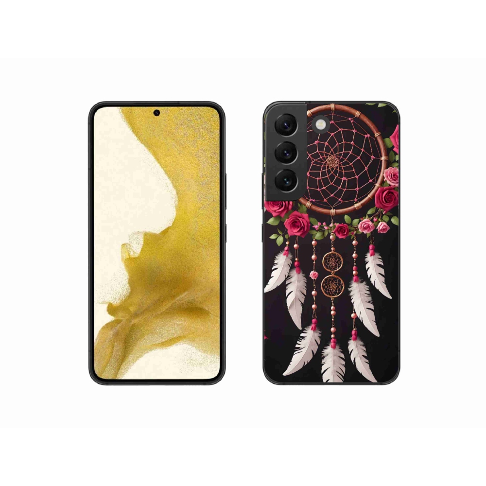 Gél borító mmCase Samsung Galaxy S22 5G - álomfogó rózsákkal mmCase Samsung Galaxy S22 5G-hez - álomfogó rózsákkal