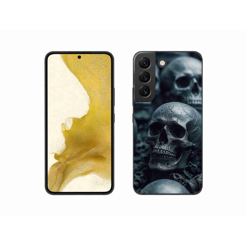 Gél védőburkolat mmCase Samsung Galaxy S22 5G - koponya 2