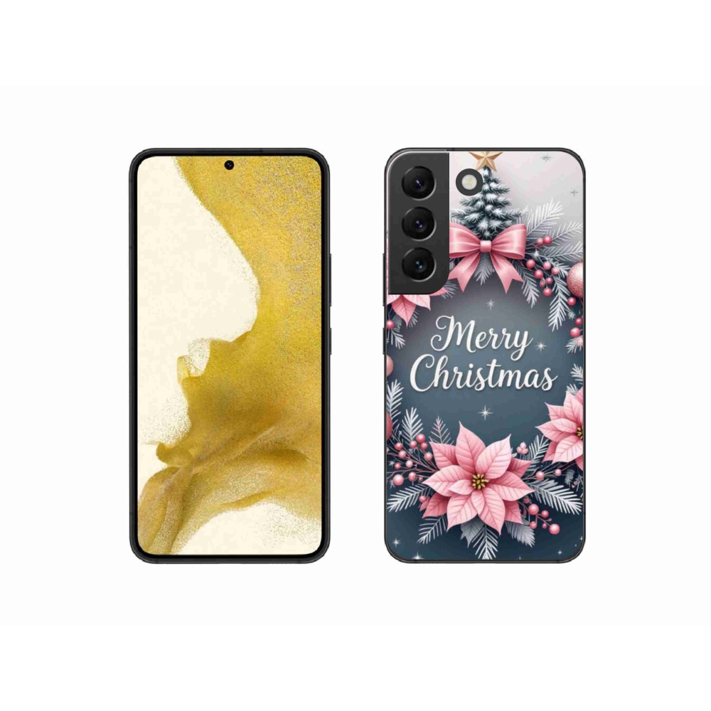 Gél borító mmCase Samsung Galaxy S22 5G - boldog karácsonyt