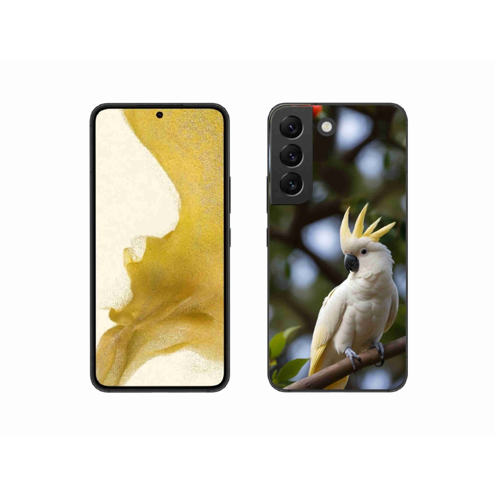Gél borítás mmCase Samsung Galaxy S22 5G - papagáj kakadu 3