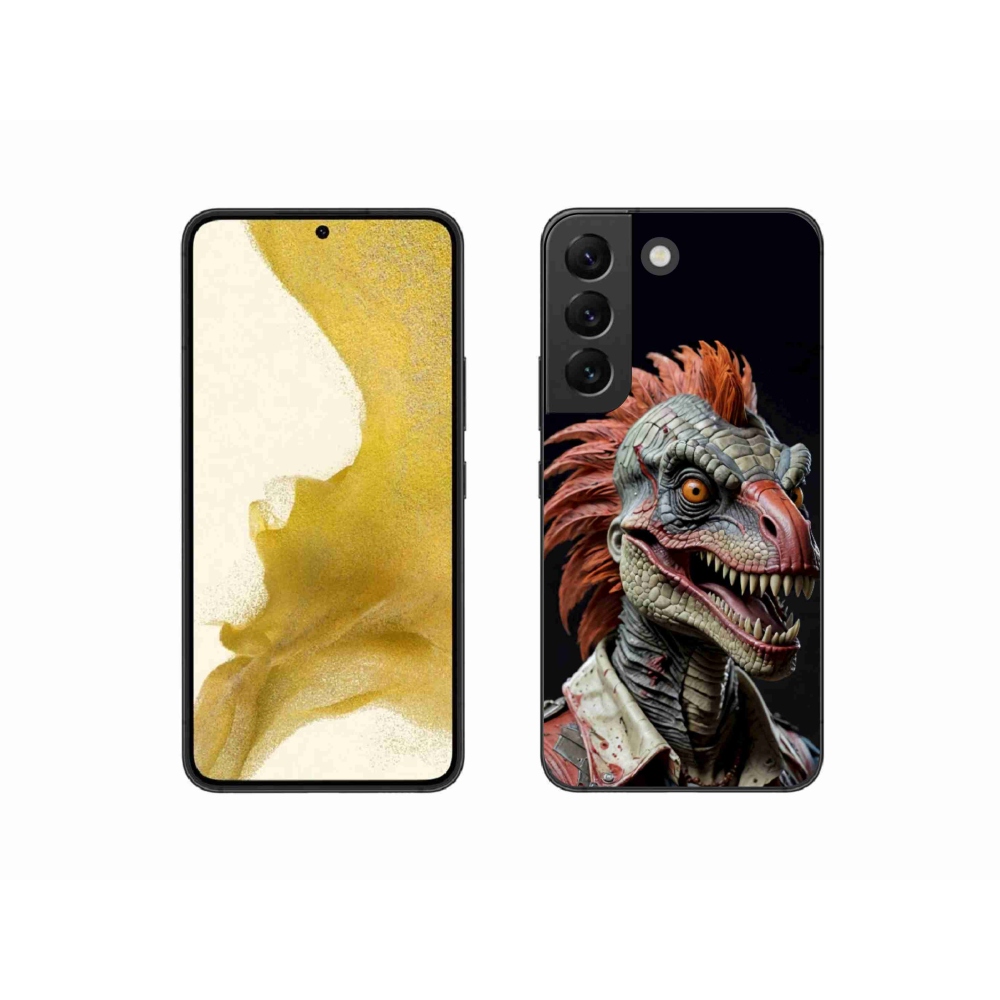 Zselés borítás mmCase Samsung Galaxy S22 5G - punk dinoszauruszhoz