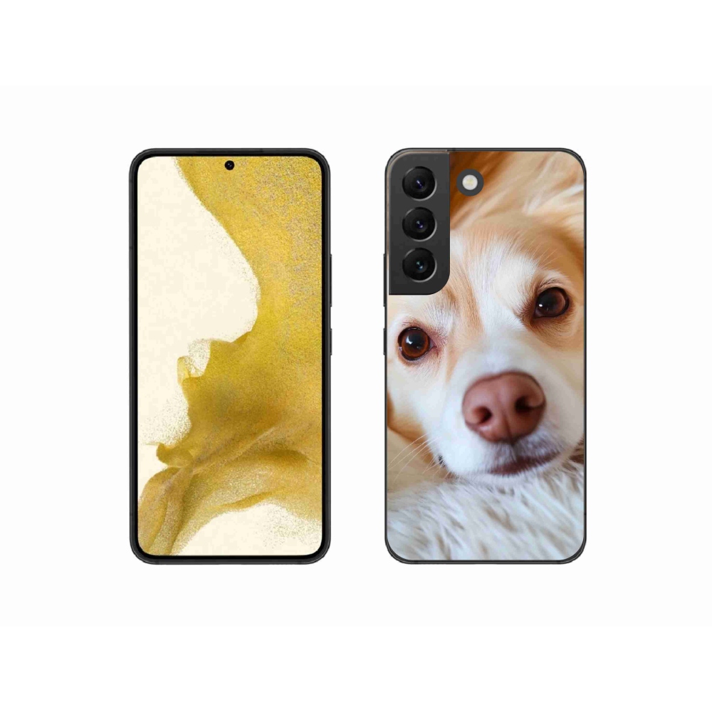 Gél borítás mmCase Samsung Galaxy S22 5G - Aranyos csivava - Samsung Galaxy S22 5G - Cuki csivava
