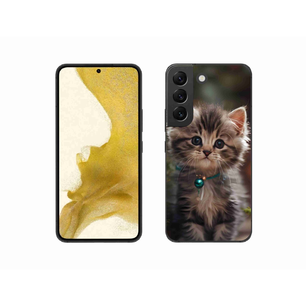 Gél borítás mmCase Samsung Galaxy S22 5G - aranyos cica 11