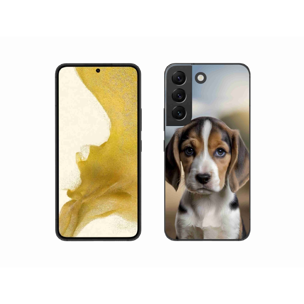 Gél borítás mmCase Samsung Galaxy S22 5G - aranyos beagle - Samsung Galaxy S22 5G számára
