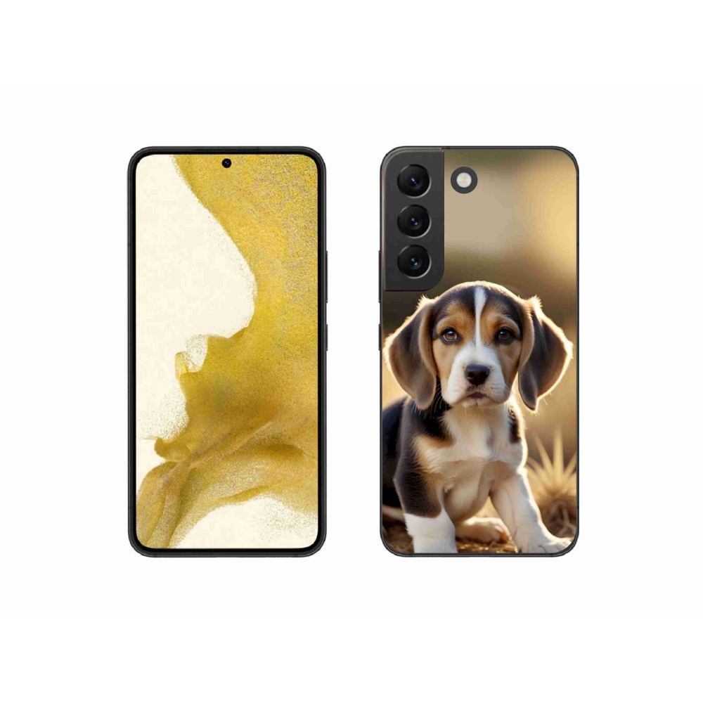 Gél borítás mmCase Samsung Galaxy S22 5G - aranyos beagle - Samsung Galaxy S22 5G számára