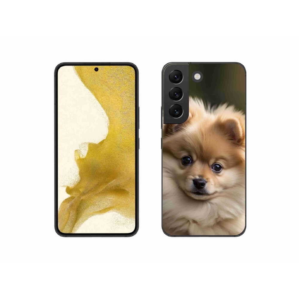 Gél borítás mmCase Samsung Galaxy S22 5G - aranyos pomerániai 2