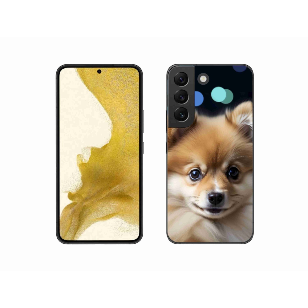 Gél borítás mmCase Samsung Galaxy S22 5G - aranyos pomerániai állathoz