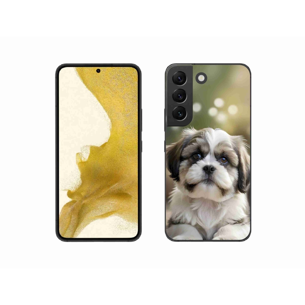 Gél borítás mmCase Samsung Galaxy S22 5G - aranyos shih-tzu