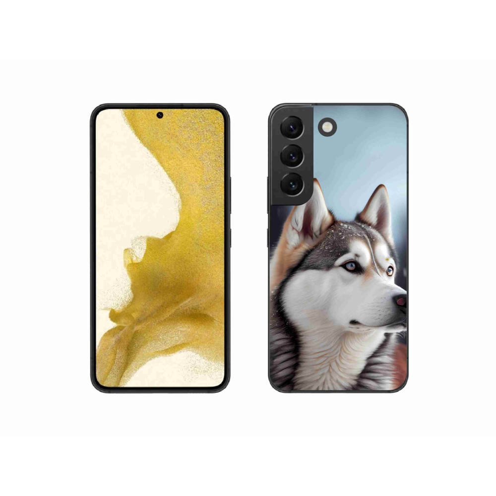 Gél borítás mmCase Samsung Galaxy S22 5G - Szibériai husky