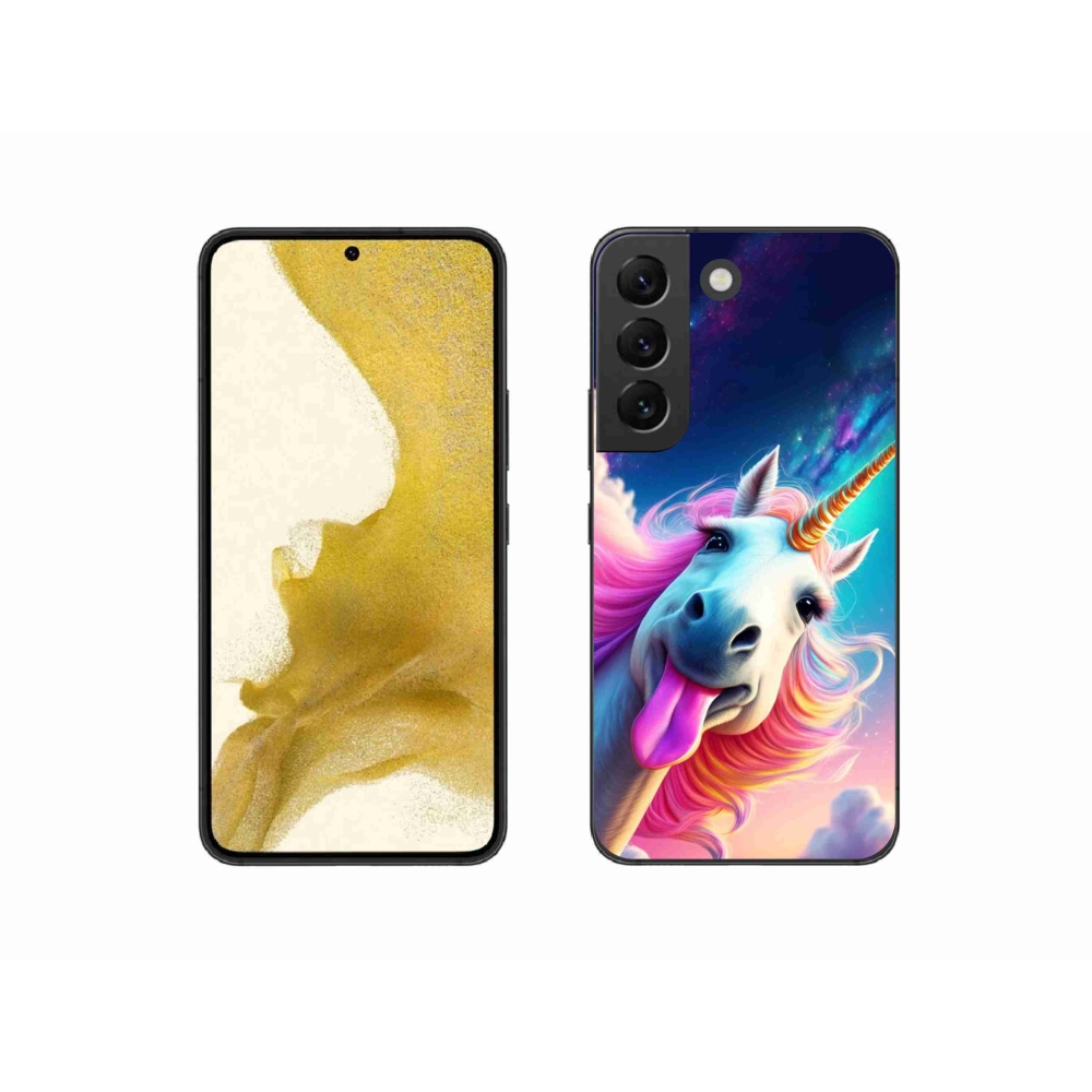 Gél borítás mmCase Samsung Galaxy S22 5G - őrült egyszarvúhoz