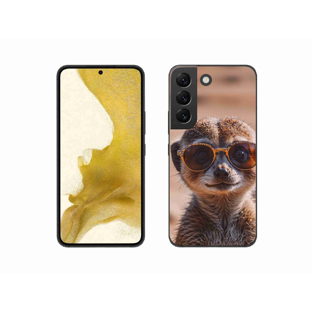 Gél borítás mmCase Samsung Galaxy S22 5G - stílusos surikata