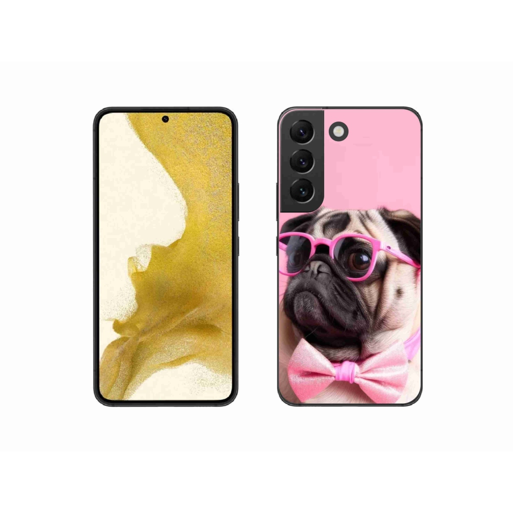 Gél borító mmCase Samsung Galaxy S22 5G - stílusos mopsz - Samsung Galaxy S22 5G - gél tok