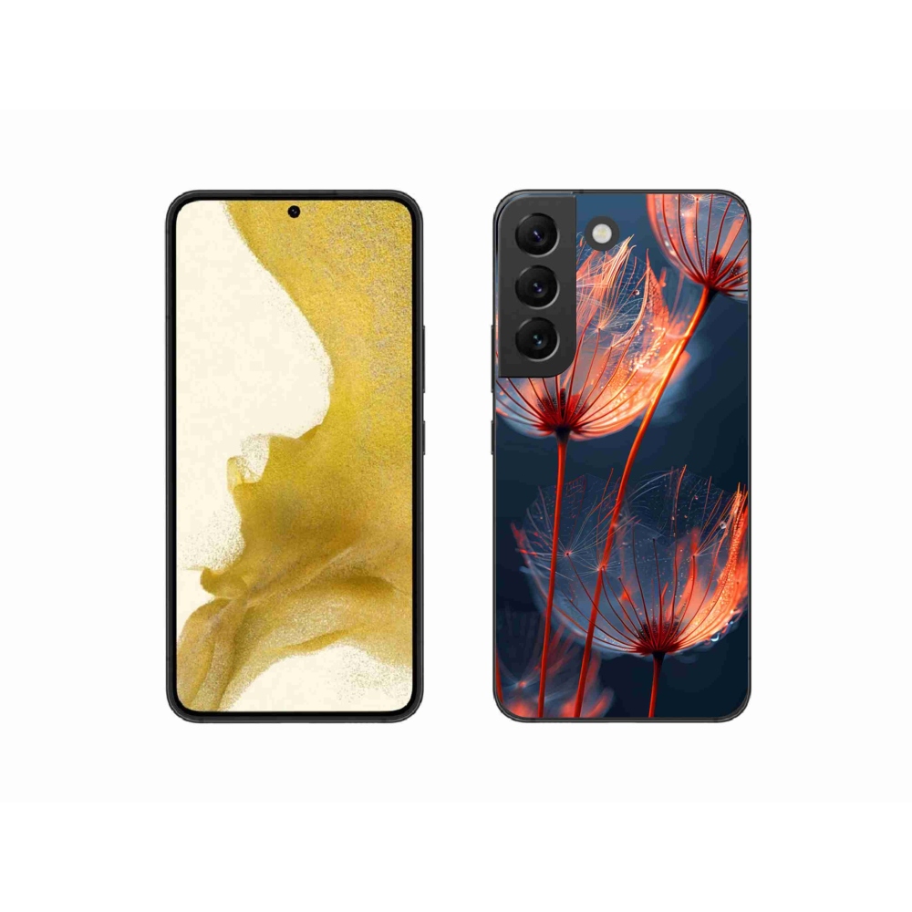 Zselés borítás mmCase Samsung Galaxy S22 5G - világító pehely