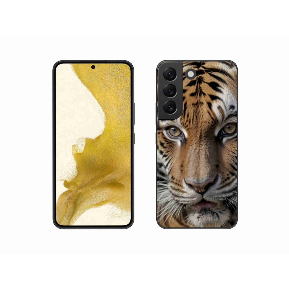 Zselés borítás mmCase Samsung Galaxy S22 5G - tigris nézet