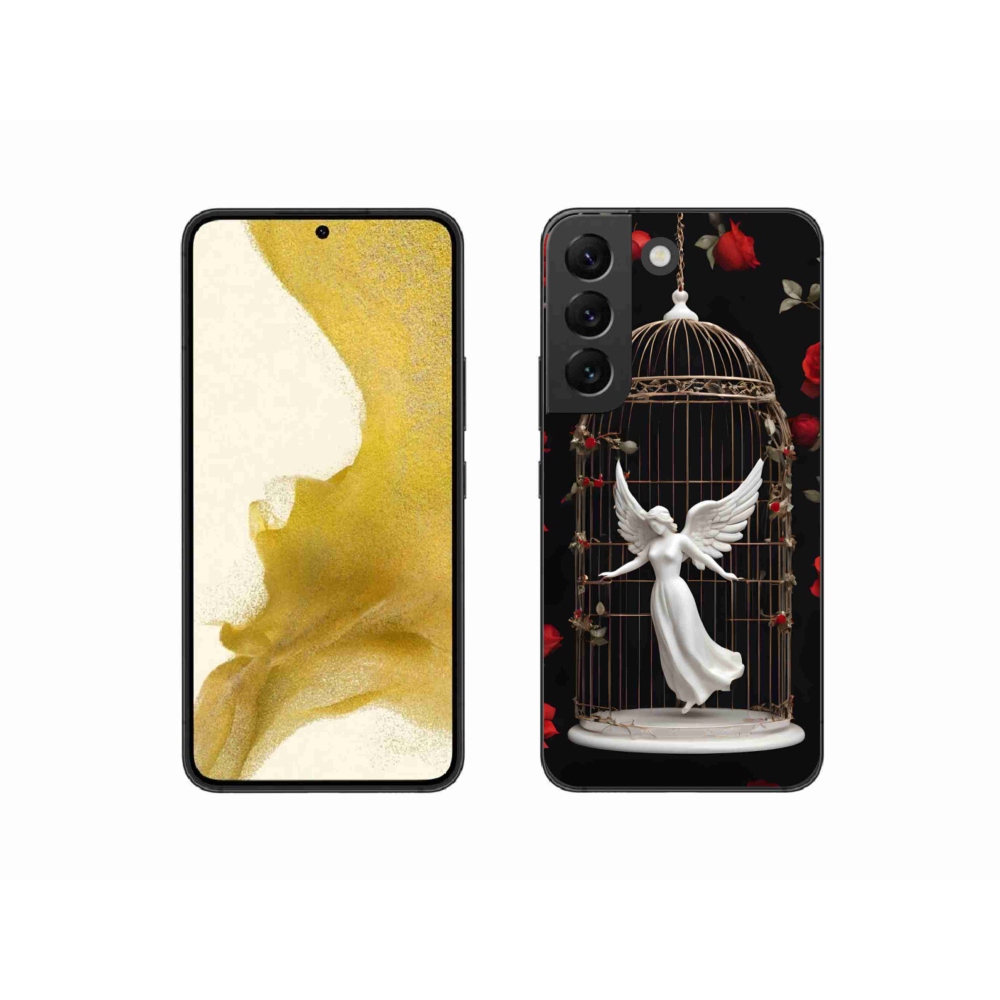 Gél borítás mmCase Samsung Galaxy S22 5G - csapdába esett angyal