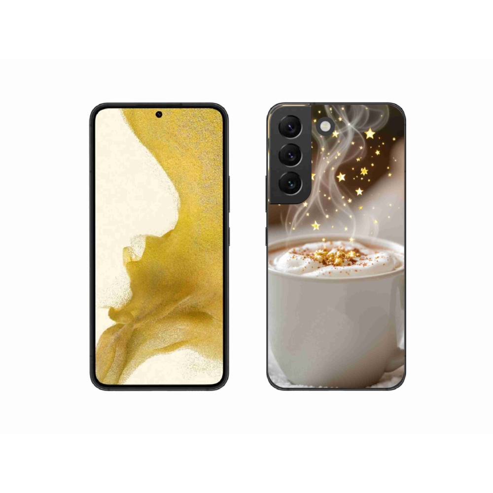 Gél borítás mmCase Samsung Galaxy S22 5G - Karácsonyi forró ital