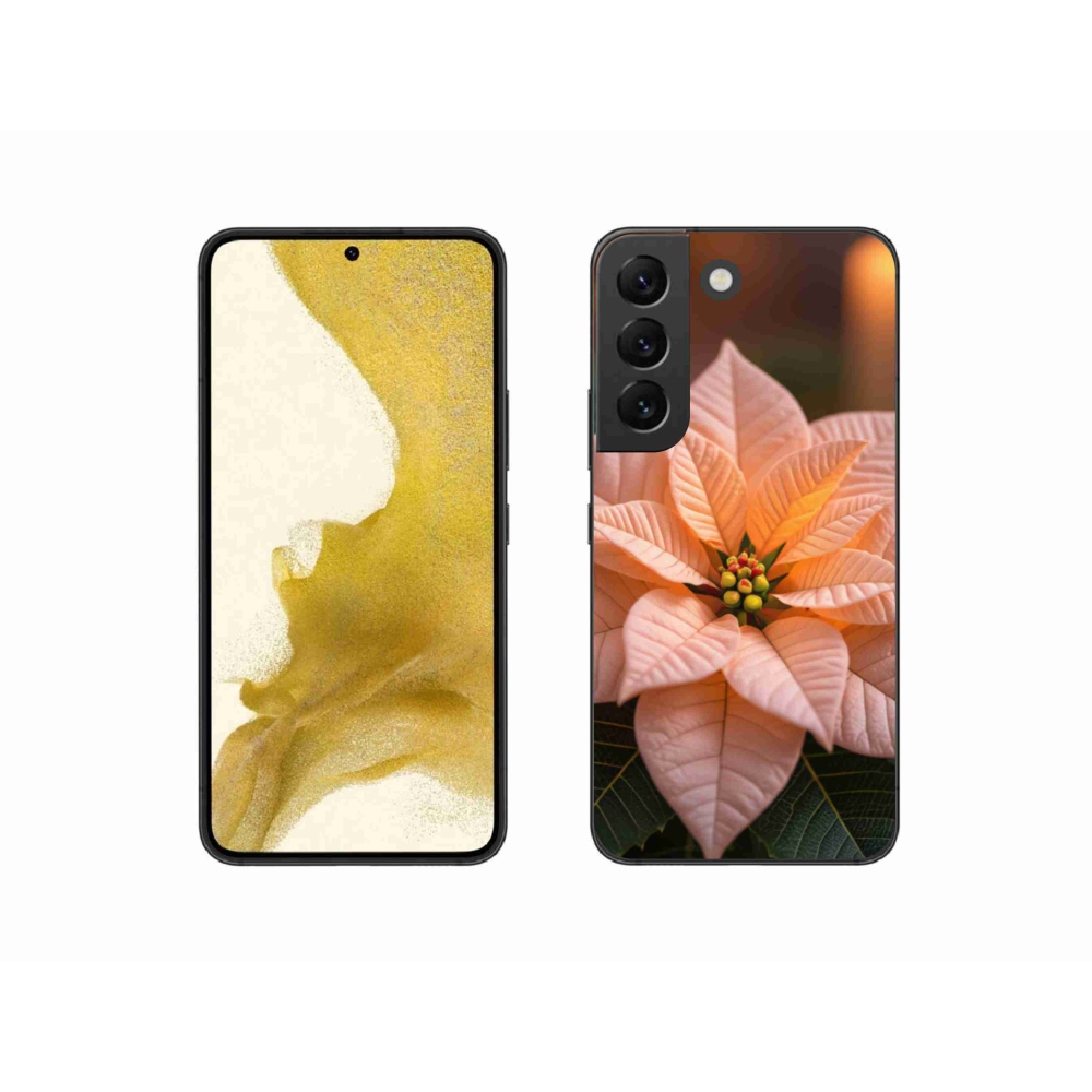 Gél borítás mmCase Samsung Galaxy S22 5G - mikulásvirág