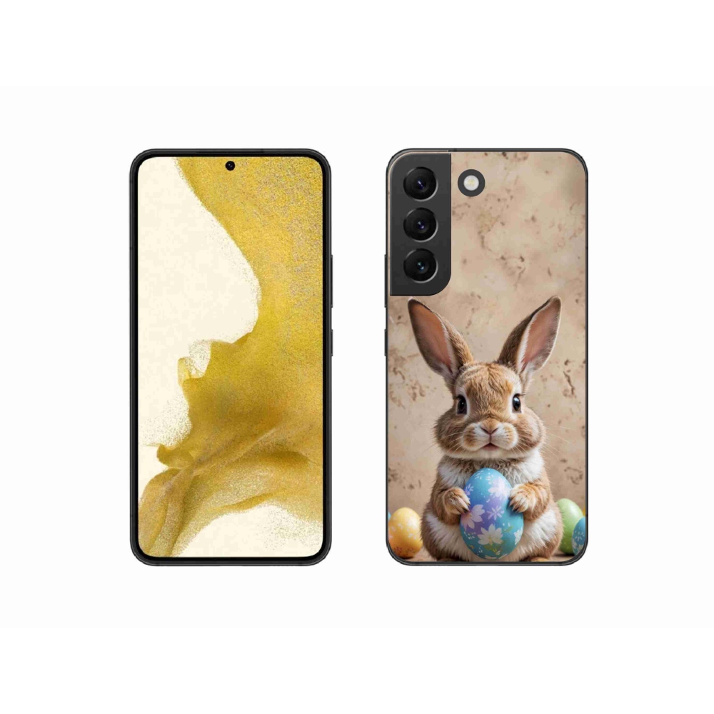 Gél borítás mmCase Samsung Galaxy S22 5G - Húsvéti nyuszi