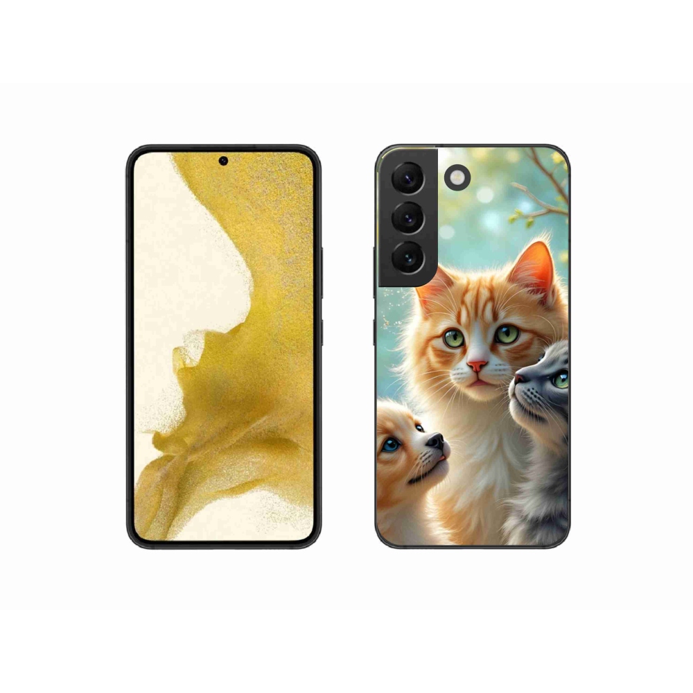 Gél borítás mmCase Samsung Galaxy S22 5G - állatbarátság 2