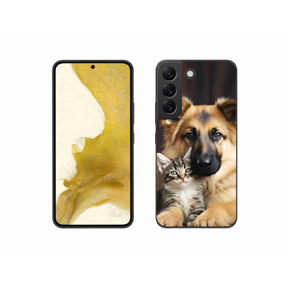 Gél borítás mmCase Samsung Galaxy S22 5G - állatbarátság