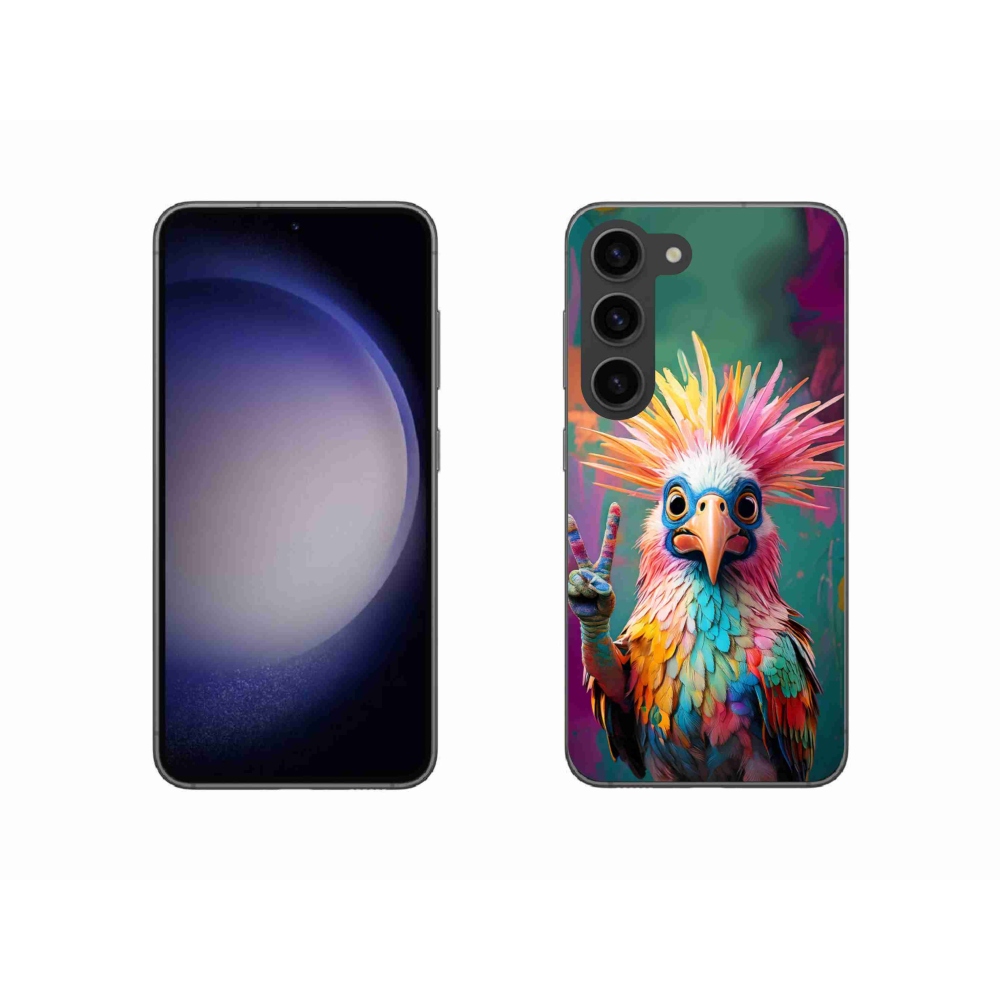 Zselés borítás mmCase Samsung Galaxy S23 5G - színes lázadó