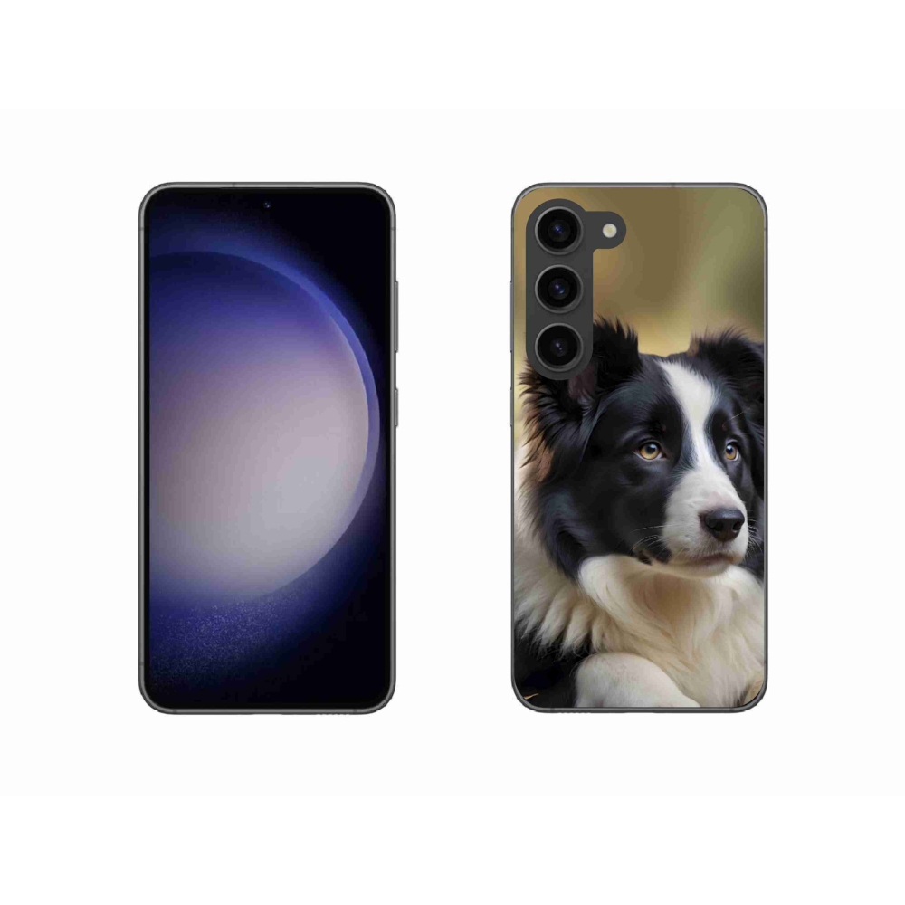 Gél borítás mmCase Samsung Galaxy S23 5G - border colie 2
