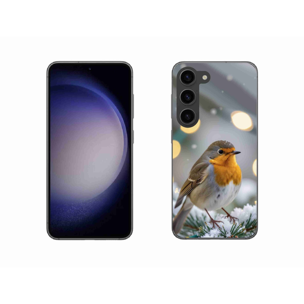 Gél borítás mmCase Samsung Galaxy S23 5G - téli pír