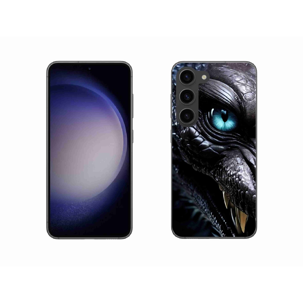 Zselés borítás mmCase Samsung Galaxy S23 5G - sárkány nézet