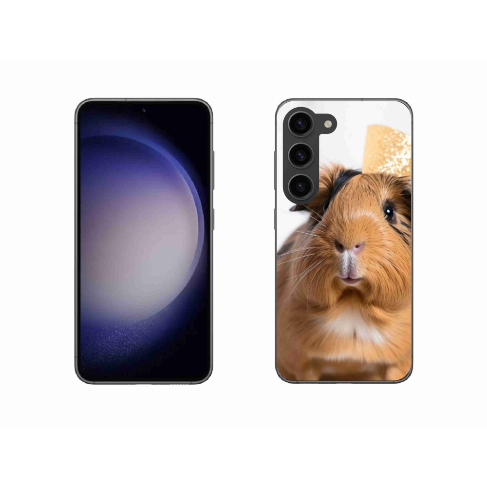 Zselés borítás mmCase Samsung Galaxy S23 5G - barna tengerimalachoz