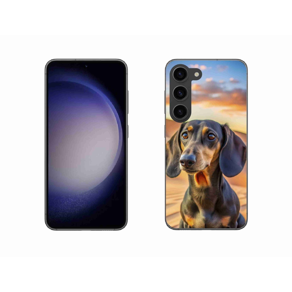 Zselés borítás mmCase Samsung Galaxy S23 5G - tacskó 3