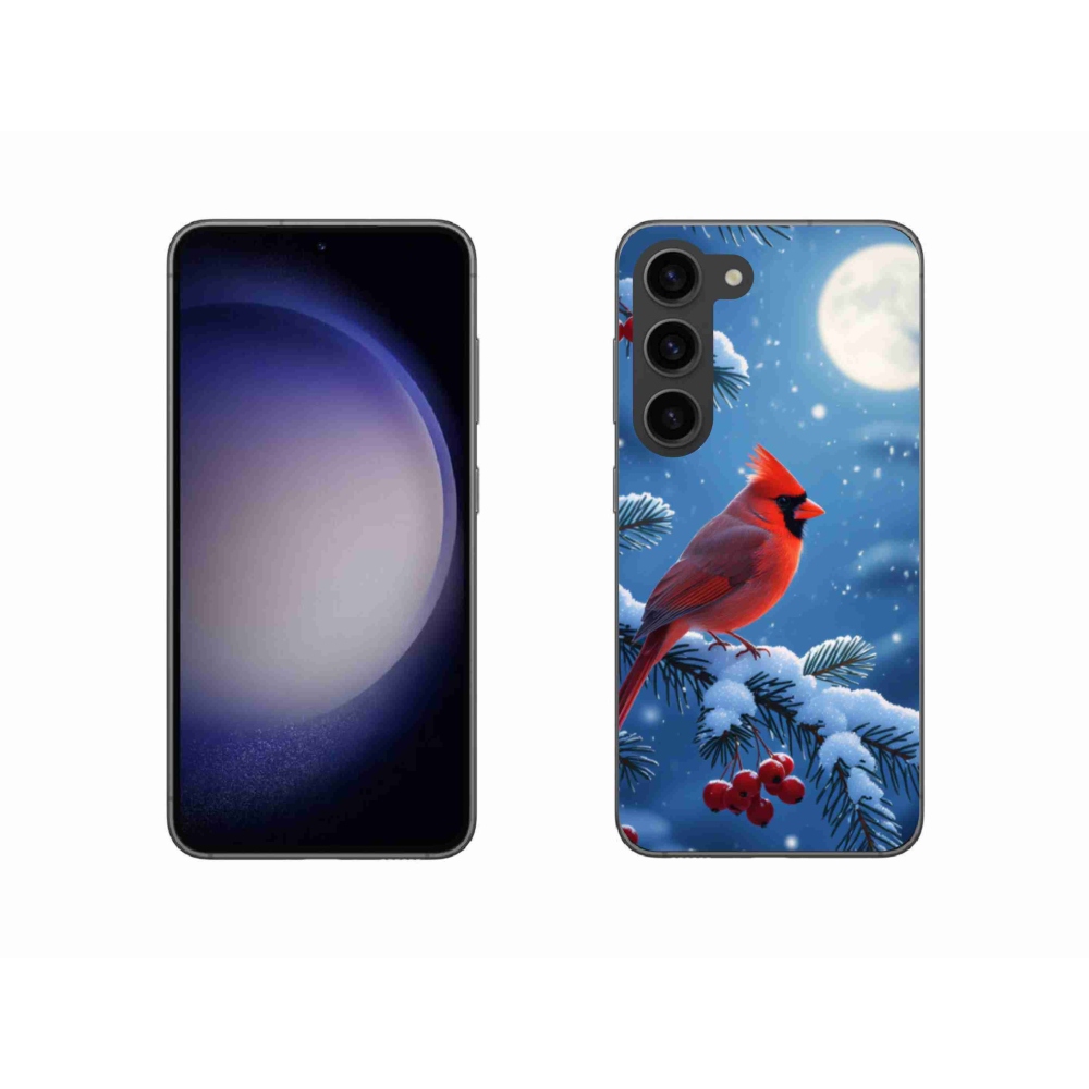 Zselés borítás mmCase Samsung Galaxy S23 5G - bíborvörös