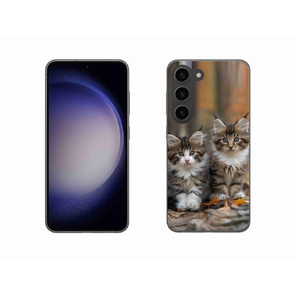 Gél védőburkolat mmCase Samsung Galaxy S23 5G - cat duo 3