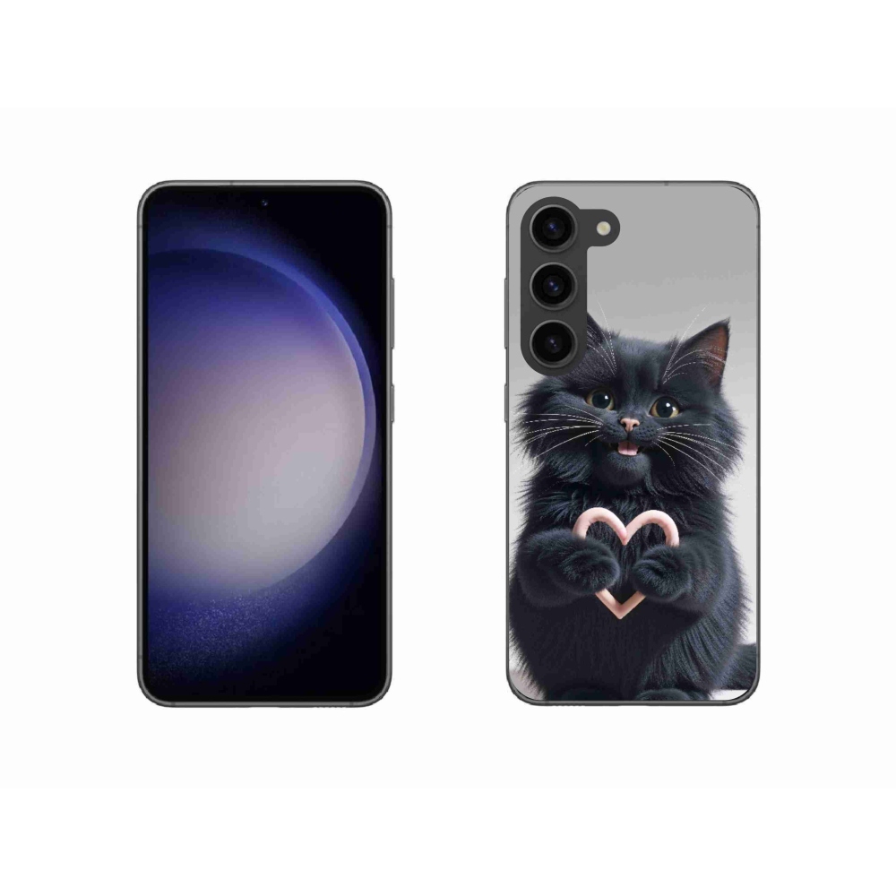 Gél borító mmCase Samsung Galaxy S23 5G - macskaszerelem 3
